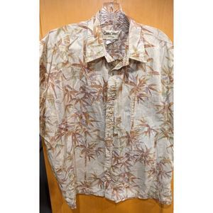 Cooke Street Hawaiian Shirt Print Aloha‎ Beach Luau Short Sleeve XL Full Button